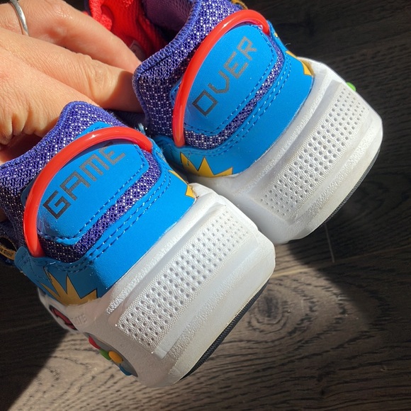 Skechers Game Kicks: Gametronix blue boy sneakers. Size 12. - Picture 7 of 11